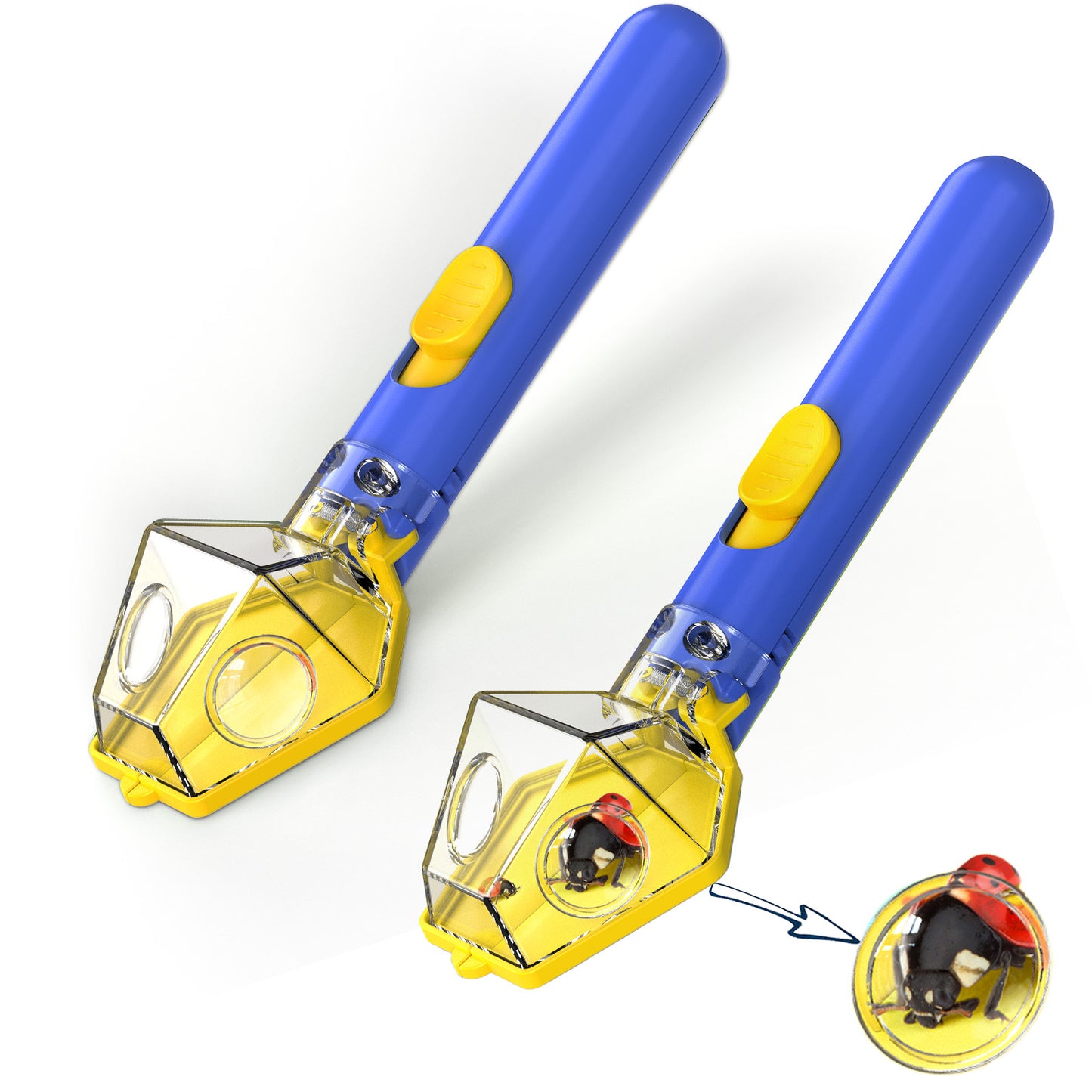 Bug Catcher for Kids, Insect Trap Kit with 6X Magnifier Glass - STEM Educational Exploration Tool for Indoor and Outdoor,Christmas Birthday Gifts Toys for Adults, Boys, and Girls  2PCS