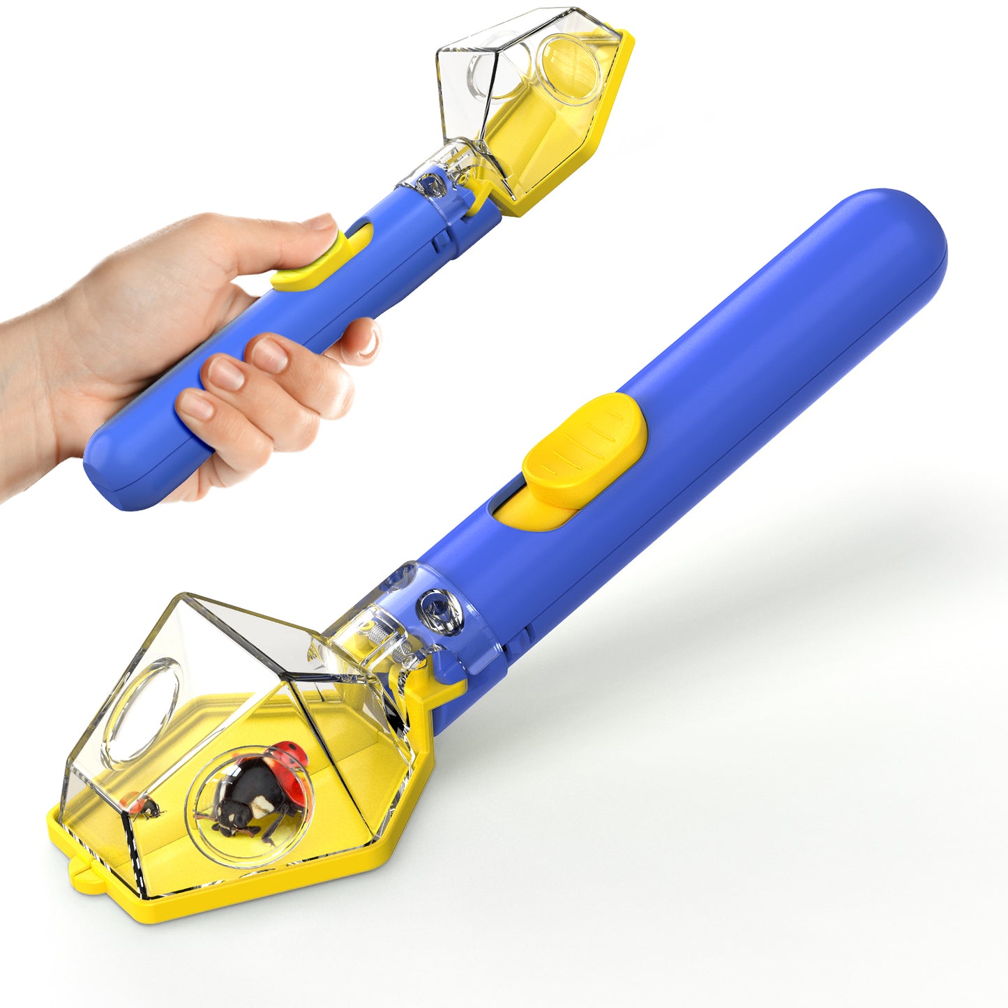 Bug Catcher for Kids with 6X Magnifier, STEM Educational Exploration Toys Insect Trap Tool for Indoor and Outdoor Bug Discovery, Christmas Birthday Gifts for Adults, Boys and Girls, Green