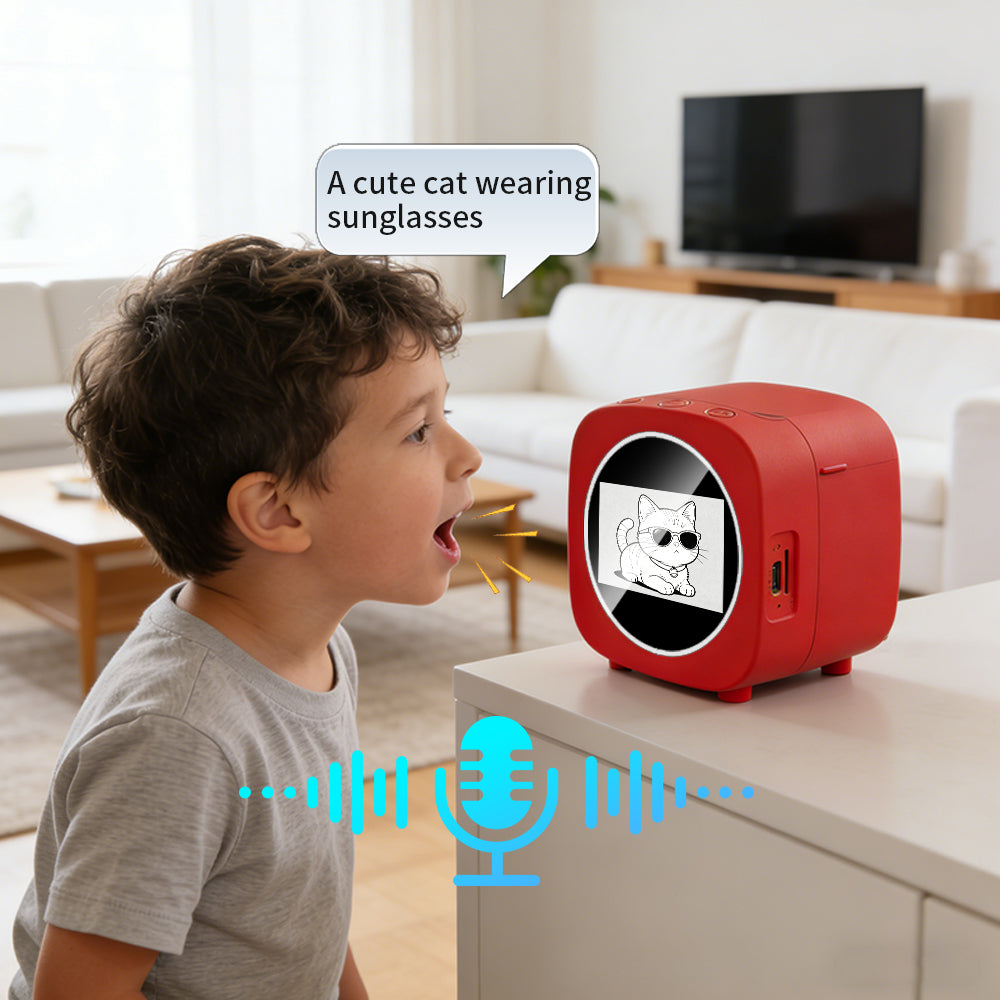 AI Voice Sticker Printer